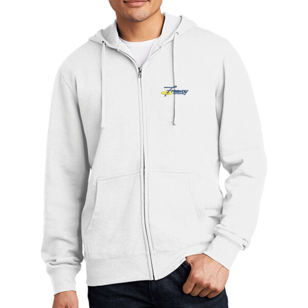 Freeway Corp Embroidered - Fleece Full Zip Hoodie Thumbnail