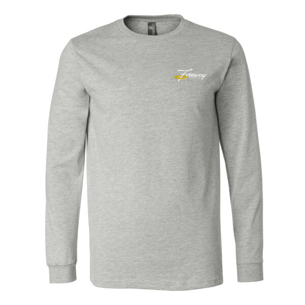 Freeway Corp Printed - Unisex Heather CVC Long Sleeve Tee Thumbnail