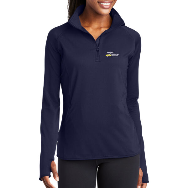 Freeway Corp Embroidered - Ladies Sport Wick ® Stretch 1/4 Zip Pullover Thumbnail