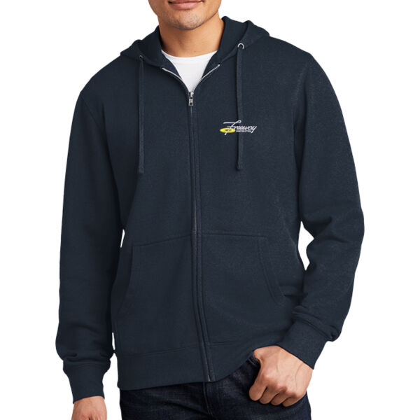 Freeway Corp Embroidered - Fleece Full Zip Hoodie Thumbnail