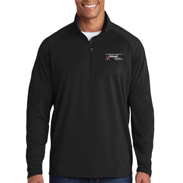 Triangle Machine Embroidered - Sport Wick ® Stretch 1/4 Zip Pullover Thumbnail
