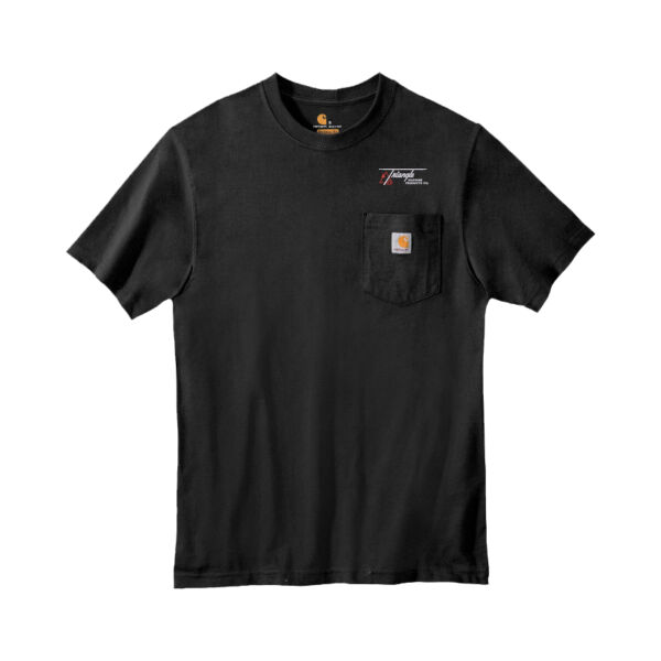 Triangle Machine Embroidered - Workwear Pocket Short Sleeve T Shirt Thumbnail